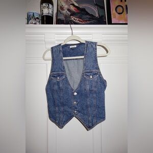 American Eagle Denim Vest